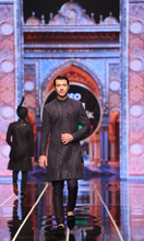 Load image into Gallery viewer, BCW 60 Navy Blue Groom Majestic Sherwani Hand Work