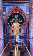 Load image into Gallery viewer, BCW 59 Junaid Sherwani Light Gold Hand Work