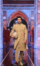 Load image into Gallery viewer, BCW 57 Pale Brown Hand Work Sherwani For Groom