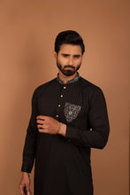 Load image into Gallery viewer, ER 310 Black Kurta Pajama