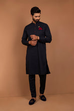 Load image into Gallery viewer, ER 355 Black Kurta Pajama