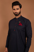 Load image into Gallery viewer, ER 355 Black Kurta Pajama