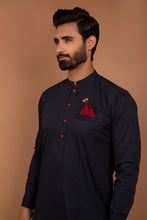 Load image into Gallery viewer, ER 355 Black Kurta Pajama