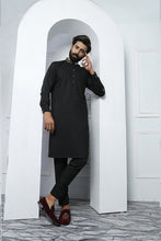 Load image into Gallery viewer, ER 459-2 Black Edge Republic Kurta Pajama For Men