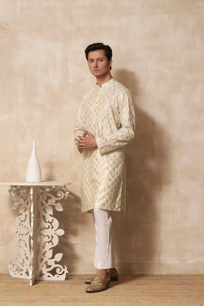 ER KH 654 Mirror Embroidery Kameez Design Man