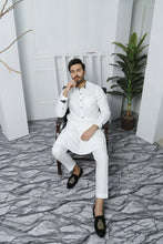 Load image into Gallery viewer, ER 472 white Edge Republic Kurta Pajama For Men