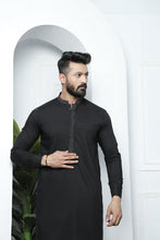 Load image into Gallery viewer, ER 482 Black Edge Republic Kurta Pajama For Men