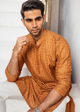 Load image into Gallery viewer, CK 726 Mustard Chicken Kari Kurta Pajama For Men