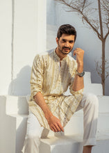 Load image into Gallery viewer, MR 57 White Chanderi Kurta Pajama