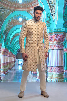 Finesst Grace Hand Embroided Sherwani For Groom