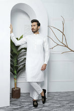 Load image into Gallery viewer, ER 475 White Edge Republic Kurta Pajama For Men