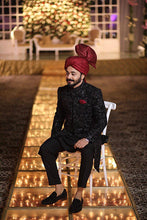 Load image into Gallery viewer, ER SH-095 Black Sherwani