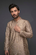 Load image into Gallery viewer, ER 518 Front Open Embroided Sherwani Style Kurta With White Trouser