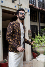 Load image into Gallery viewer, ER 2080 Brown Copper EMbroided Prince Coat Wedding FOr men