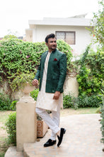 Load image into Gallery viewer, ER 2094 Green On Green Prince Coat wedding