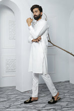 Load image into Gallery viewer, ER 461 White Edge Republic Kurta Pajama For Men