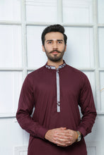 Load image into Gallery viewer, ER 476 Maroon Edge Republic Kurta Pajama For Men