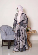 Load image into Gallery viewer, Zig Zag Abaya