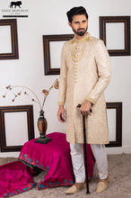 Load image into Gallery viewer, Wedding Gold Sherwani Groom