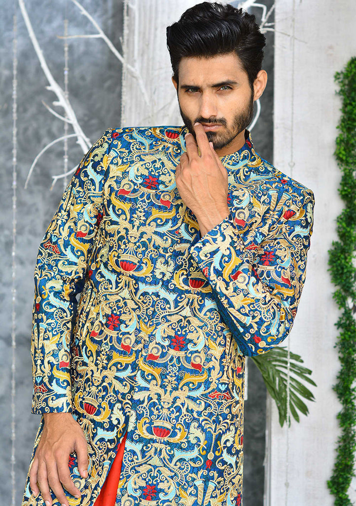 Er Sh-073 Sherwani For Wedding