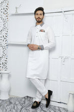 Load image into Gallery viewer, ER 462 White Edge Republic Kurta Pajama For Men