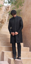 Load image into Gallery viewer, ER SH 102 Black Hand Work Sherwani For Groom