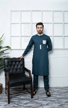 Load image into Gallery viewer, ER 483 Sea Green Edge Republic Kurta Pajama For Men