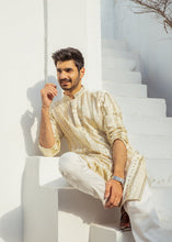 Load image into Gallery viewer, MR 57 White Chanderi Kurta Pajama