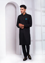 Load image into Gallery viewer, ER 543  EDGE REPUYBLIC Kurta Pajama Signature Logo with Collar EMb