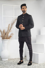 Load image into Gallery viewer, ER 2056 Black Prince Coat For Men