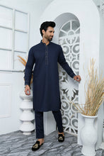 Load image into Gallery viewer, ER 486 Blue Edge Republic Kurta Pajama For Men