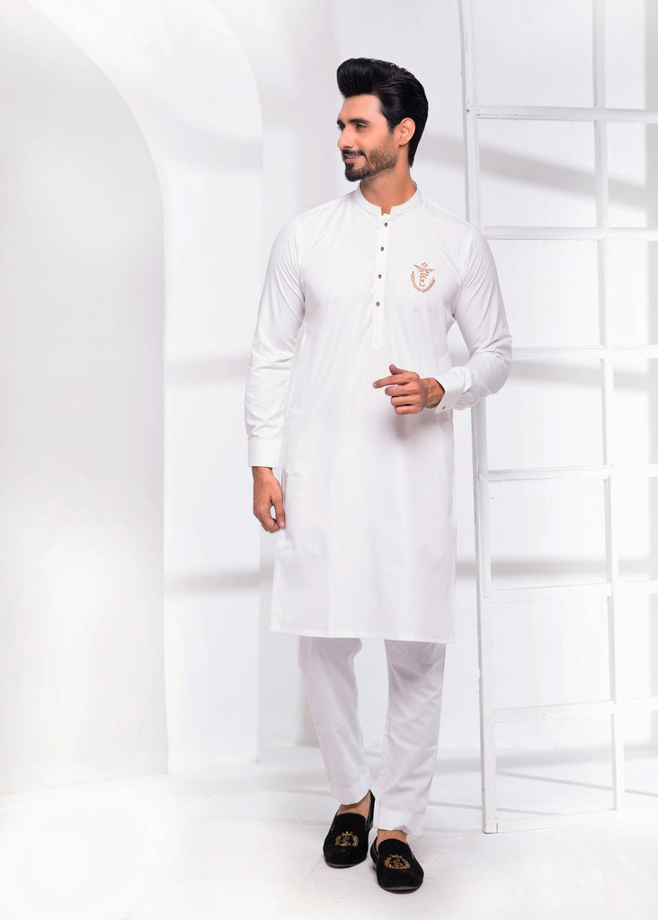 ER EMB 536 EDGE REPUYBLIC Kurta Pajama Signature Logo