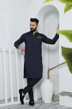 Load image into Gallery viewer, ER 488 Blue Edge Republic Kurta Pajama For Men