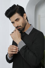 Load image into Gallery viewer, ER 463 Black Edge Republic Kurta Pajama For Men