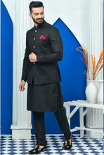 Load image into Gallery viewer, ER PC 2020 Black on Black Diagonal Embroided Prince Coat