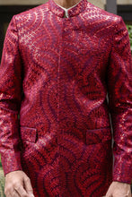 Load image into Gallery viewer, ER 2092 Maroon Groom Prince COat wedding