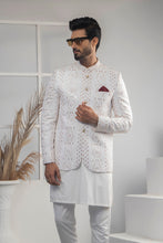 Load image into Gallery viewer, ER 2057 White Prince Coat For Men