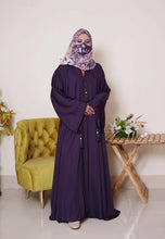 Load image into Gallery viewer, Shuttle Lace Abaya