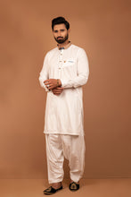 Load image into Gallery viewer, ER 314 White Shalwar Kameez Design