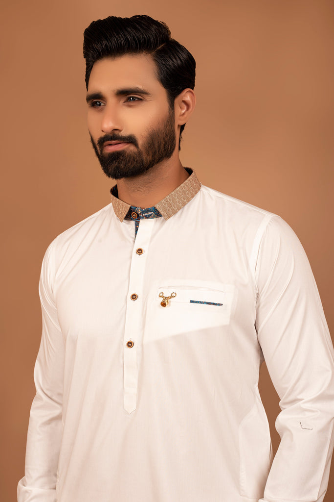 ER 314 White Shalwar Kameez Design