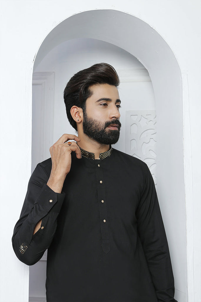 ER 459-2 Black Edge Republic Kurta Pajama For Men