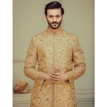 Load image into Gallery viewer, Superlative Gold Sherwani For Groom