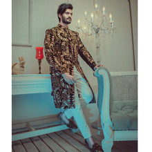 Load image into Gallery viewer, Inmitable Velvet Crafted Embroidery Sherwani For Men