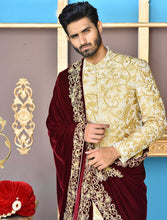 Load image into Gallery viewer, ER Sh-082 Gold Copper Sherwani FOr Groom