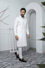 Load image into Gallery viewer, ER 472 white Edge Republic Kurta Pajama For Men