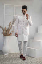 Load image into Gallery viewer, ER 2057 White Prince Coat For Men