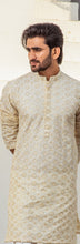 Load image into Gallery viewer, CK 728 Ivory Chanderi Kurta Pajama