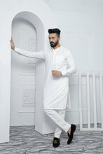 Load image into Gallery viewer, ER 465 White Edge Republic Kurta Pajama For Men