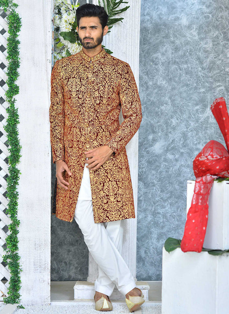 ER Sh- 081 Sherwani For Groom