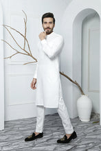 Load image into Gallery viewer, ER 475 White Edge Republic Kurta Pajama For Men